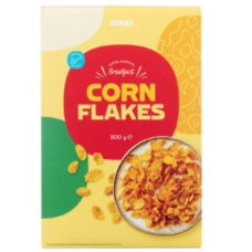 Кукурузные хлопья Coop Corn Flakes 500г Кукурузные хлопья Coop Corn Flakes 500г