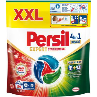 Диски для стирки Persil Expert пятновыводитель 4в1 34шт