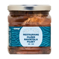ФИЛЕ СЕЛЬДИ В ОСТРОМ СОУСЕ COOP SILLI RAVINTOLAFILEET 500/285Г ФИЛЕ СЕЛЬДИ В ОСТРОМ СОУСЕ COOP SILLI RAVINTOLAFILEET 500/285Г
