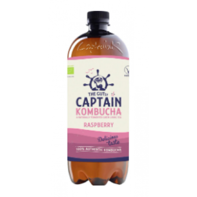 Напиток из чайного гриба со вкусом малины The Gutsy Captain Kombucha California Raspberry 950мл