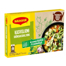 Овощной бульон в кубиках Maggi Kasvisliemi 8х10г Овощной бульон в кубиках Maggi Kasvisliemi 8х10г
