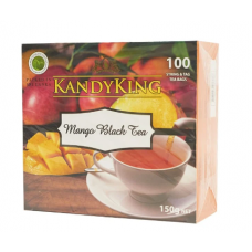 Чай черный с манго Kandy King 100шт в пакетиках Чай черный с манго Kandy King 100шт в пакетиках