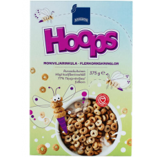 Цельнозерновые колечки Rainbow Hoops 375г Цельнозерновые колечки Rainbow Hoops 375г