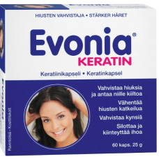 Витамины для поврежденных волос Evonia Keratin + Biotin 60 капсул Витамины для поврежденных волос Evonia Keratin + Biotin 60 капсул