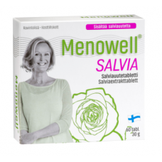 Таблетки с экстрактом шалфея при менопаузе Menowell Salvia 60 тaбл Таблетки с экстрактом шалфея при менопаузе Menowell Salvia 60 тaбл