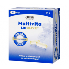 Капсулы с травяным льняным и оливковым маслом MULTIVITA LINOLIVE 60шт Капсулы с травяным льняным и оливковым маслом MULTIVITA LINOLIVE 60шт