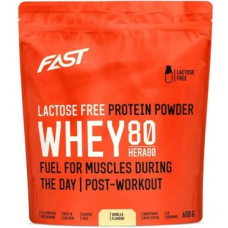 Сывороточный протеин Fast Lactose Free Whey 80 600г ваниль Сывороточный протеин Fast Lactose Free Whey 80 600г ваниль