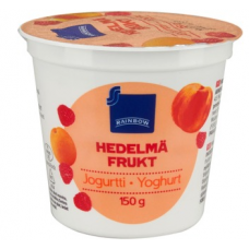Йогурт Rainbow hedelma jogurtti 150г персик абрикос малина Йогурт Rainbow hedelma jogurtti 150г персик абрикос малина