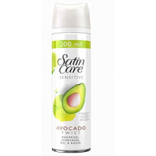 Гель для бритья Gillette Satin Care Avocado Twist 200 мл Гель для бритья Gillette Satin Care Avocado Twist 200 мл