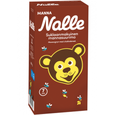 Манная каша Nalle Suklaanmakuinen Mannasuurimo 600г с шоколадом Манная каша Nalle Suklaanmakuinen Mannasuurimo 600г с шоколадом