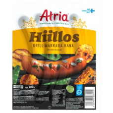 Куриные колбаски Atria Hiillos Grill 400г Куриные колбаски Atria Hiillos Grill 400г