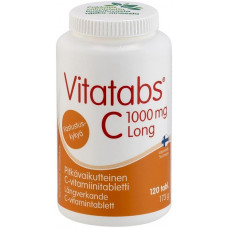 Витамины Vitatabs C Long 1000 мг 120 таблеток Витамины Vitatabs C Long 1000 мг 120 таблеток