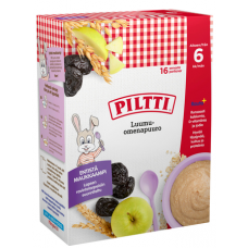 Детская каша с фруктами Piltti Luumu-Omenapuuro Puurojauhe 2x240г яблоко слива с 6 месяцев Детская каша с фруктами Piltti Luumu-Omenapuuro Puurojauhe 2x240г яблоко слива с 6 месяцев