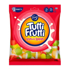 Конфеты жевательные Fazer Tutti Frutti Yoghurt Splash 350г Конфеты жевательные Fazer Tutti Frutti Yoghurt Splash 350г
