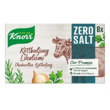 Бульонные кубики мясные Knorr Broth Cube Zero Salt Meat 8x9г без соли Бульонные кубики мясные Knorr Broth Cube Zero Salt Meat 8x9г без соли