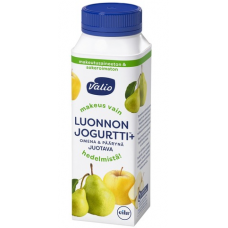 Натуральный йогурт Valio Luonnonjogurtti+ Juotava Omena & Paaryna 2,5 дл яблоки и груша без лактозы Натуральный йогурт Valio Luonnonjogurtti+ Juotava Omena & Paaryna 2,5 дл яблоки и груша без лактозы