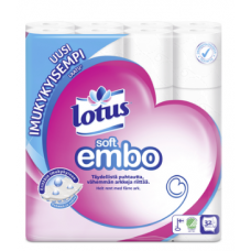 Туалетная бумага Lotus Soft Embo 32 шт Туалетная бумага Lotus Soft Embo 32 шт