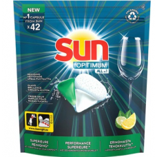 Таблетки для посудомоечной машины Sun Konetiskikapseli All-in-1 Optimum Lemon & Bergamot 42шт лимон и бергамот Таблетки для посудомоечной машины Sun Konetiskikapseli All-in-1 Optimum Lemon & Bergamot 42шт лимон и бергамот