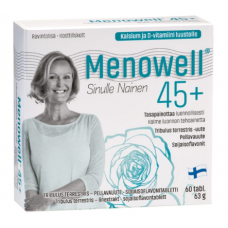 Препарат при менопаузе Menowell 45+ 60 таблеток Препарат при менопаузе Menowell 45+ 60 таблеток
