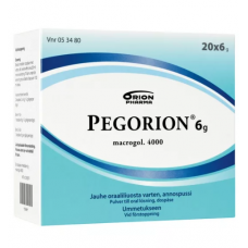 Препарат от запоров Pegorion 6г 20 пакетиков для взрослых и детей Препарат от запоров Pegorion 6г 20 пакетиков для взрослых и детей