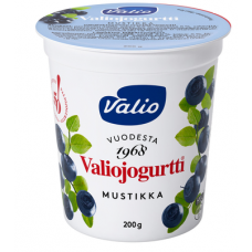 Йогурт без лактозы Valio mustikka HYLA 200г черника Йогурт без лактозы Valio mustikka HYLA 200г черника