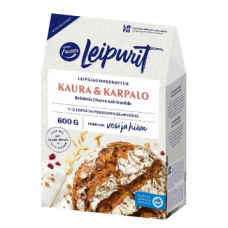 Смесь муки для хлеба Fazer Leipurit Kaura-karpalo 600г овсянка клюква Смесь муки для хлеба Fazer Leipurit Kaura-karpalo 600г овсянка клюква