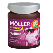 Витамины MOLLER Sydamelle Omega-3 + витамин E для сердца 76 капсул Витамины MOLLER Sydamelle Omega-3 + витамин E для сердца 76 капсул