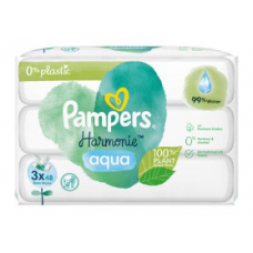 Влажные салфетки Pampers Harmonie Aqua 144 шт Влажные салфетки Pampers Harmonie Aqua 144 шт