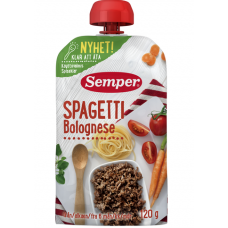 Спагетти Болоньезе Semper Spagetti Bolognese с 6 месяцев 120г Спагетти Болоньезе Semper Spagetti Bolognese с 6 месяцев 120г