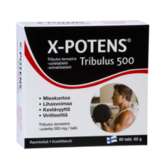 Витамины для мужчин X-POTENS TRIBULUS 500 60 таб Витамины для мужчин X-POTENS TRIBULUS 500 60 таб