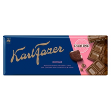 Шоколад Karl Fazer 195г с печеньем Domino Шоколад Karl Fazer 195г с печеньем Domino