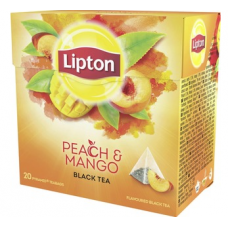 Черный чай Lipton Peach Mango Pyramid 20шт пирамидки Черный чай Lipton Peach Mango Pyramid 20шт пирамидки