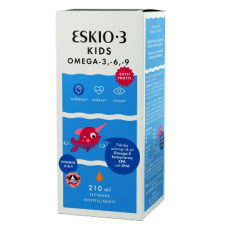 Рыбий жир для детей Eskimo-3 Kids Omega-3, -6, -9 210мл со вкусом фруктов Рыбий жир для детей Eskimo-3 Kids Omega-3, -6, -9 210мл со вкусом фруктов