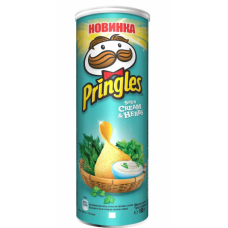 Чипсы Pringles Sour Cream & Herbs 200 г сметана и лук Чипсы Pringles Sour Cream & Herbs 200 г сметана и лук