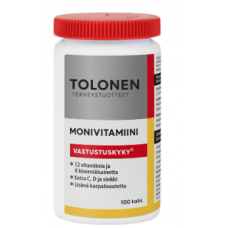Витамины Tolonen Multivitamin Resistance 100таб Витамины Tolonen Multivitamin Resistance 100таб