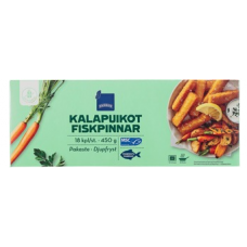 Рыбные палочки Rainbow Kalapuikot 450г 18шт Рыбные палочки Rainbow Kalapuikot 450г 18шт