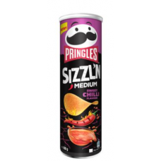 Чипсы PRINGLES SIZZL'N Sweet Chilli 180г сладкие со вкусом чили Чипсы PRINGLES SIZZL'N Sweet Chilli 180г сладкие со вкусом чили