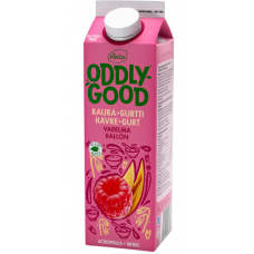 Йогурт Valio Oddlygood kaurapohjainen gurtti vadelma 1кг малина Йогурт Valio Oddlygood kaurapohjainen gurtti vadelma 1кг малина