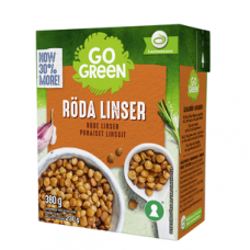 Красная чечевица в рассоле GoGreen GoGreen Punaiset Linssit 380г Красная чечевица в рассоле GoGreen GoGreen Punaiset Linssit 380г