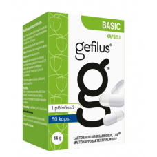 Капсулы с молочнокислыми бактериями Gefilus Basic 50шт Капсулы с молочнокислыми бактериями Gefilus Basic 50шт