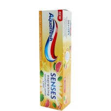 Зубная паста Aquafresh Senses Toothpaste Grapefruit Lemon & Mint 75мл Зубная паста Aquafresh Senses Toothpaste Grapefruit Lemon & Mint 75мл