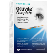 Витамины для глаз Ocuvite Complete 60 капсул Витамины для глаз Ocuvite Complete 60 капсул