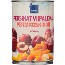 Персики резанные в сахарном сиропе Rainbow Persikat Viipaleina 410/240г Персики резанные в сахарном сиропе Rainbow Persikat Viipaleina 410/240г
