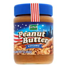 Арахисовая паста Gina Peanut butter creamy 350г кремовая Арахисовая паста Gina Peanut butter creamy 350г кремовая