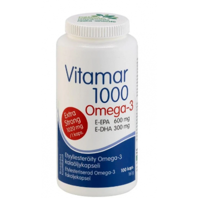 Капсулы для сердца Vitamar 1000 омега-3 100 капсул