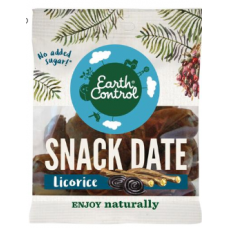 Финики с лакрицей Earth Control Snack 150г Финики с лакрицей Earth Control Snack 150г