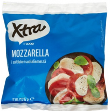 Сыр моцарелла в рассоле Xtra mozzarella 17% 125г Сыр моцарелла в рассоле Xtra mozzarella 17% 125г