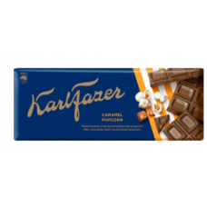 Плиточный шоколад с карамелью и попкорном Karl Fazer Caramel Popcorn 200г Плиточный шоколад с карамелью и попкорном Karl Fazer Caramel Popcorn 200г