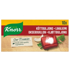 Мясной бульон в кубиках Knorr lihaliemikuutio 10x10г Мясной бульон в кубиках Knorr lihaliemikuutio 10x10г