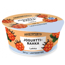 Творожный йогурт Juustoportti Jogurttirahka 150г с морошкой без лактозы Творожный йогурт Juustoportti Jogurttirahka 150г с морошкой без лактозы